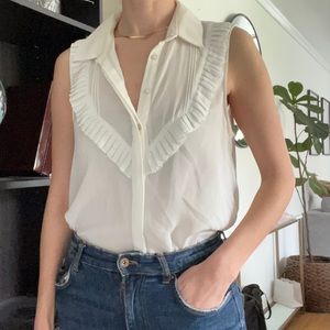 COPY - Cute retro vintage blouse with button down